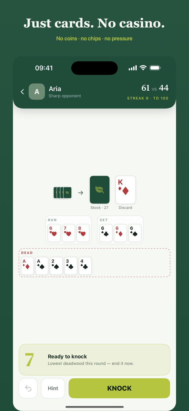 The Gin & Tonic card table